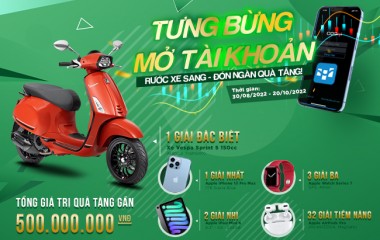 Mở tài khoản - RING XE SANG - Đón ngàn quà tặng 